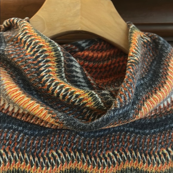 Colorful Striped Turtleneck Sweater - Picture 2 of 5